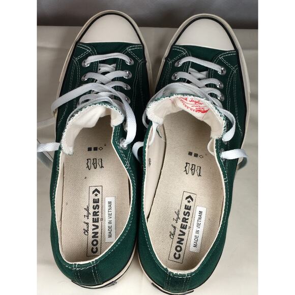 Converse Chuck Taylor All Star Low Green 168513C Men’s 11 Canvas Sneakers - Picture 2 of 12